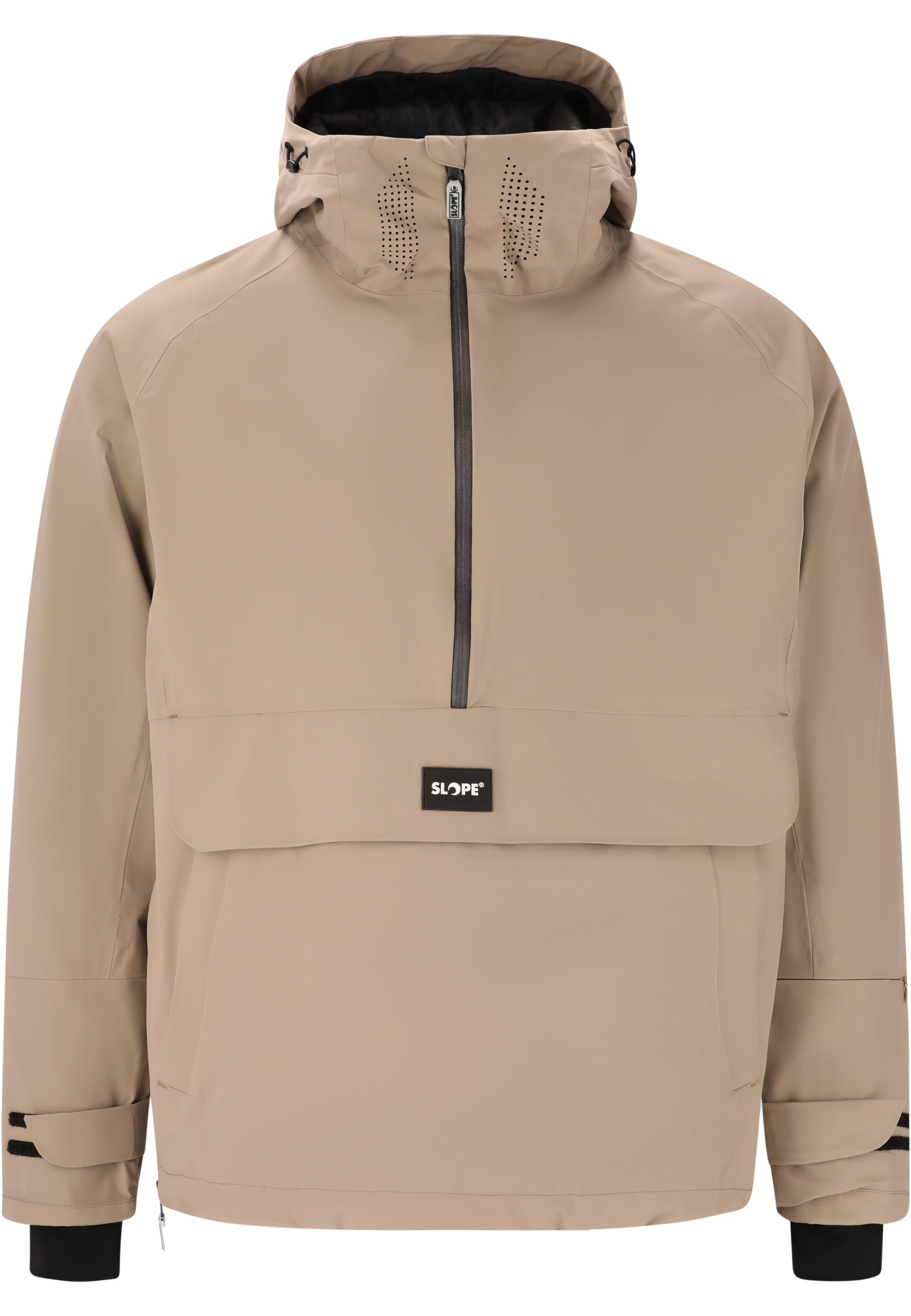 SLOPE Sportjacke 'Ruki' in Beige: Vorderseite