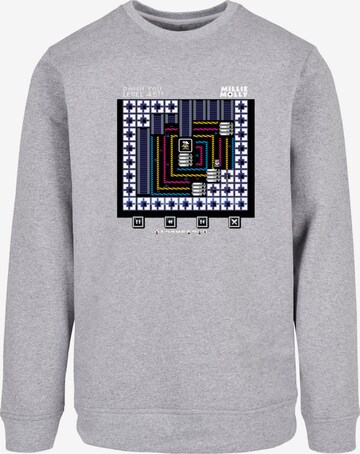 F4NT4STIC Sweatshirt 'SEVENSQUARED' in Grau: predná strana