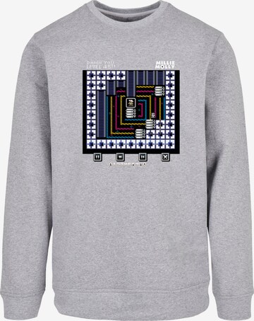 F4NT4STIC Sweatshirt 'SEVENSQUARED' in Grey: front