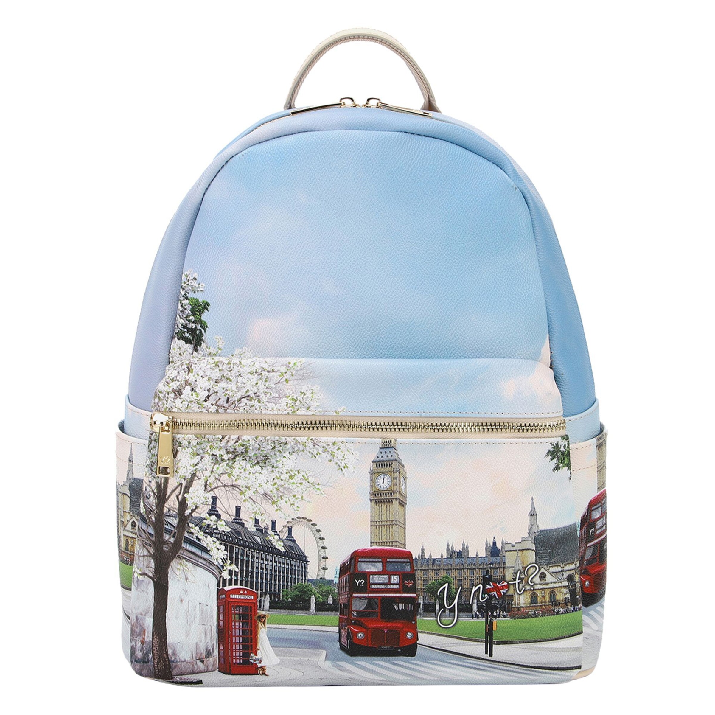 Zaino 'Yesbag' di Y Not? in blu: frontale