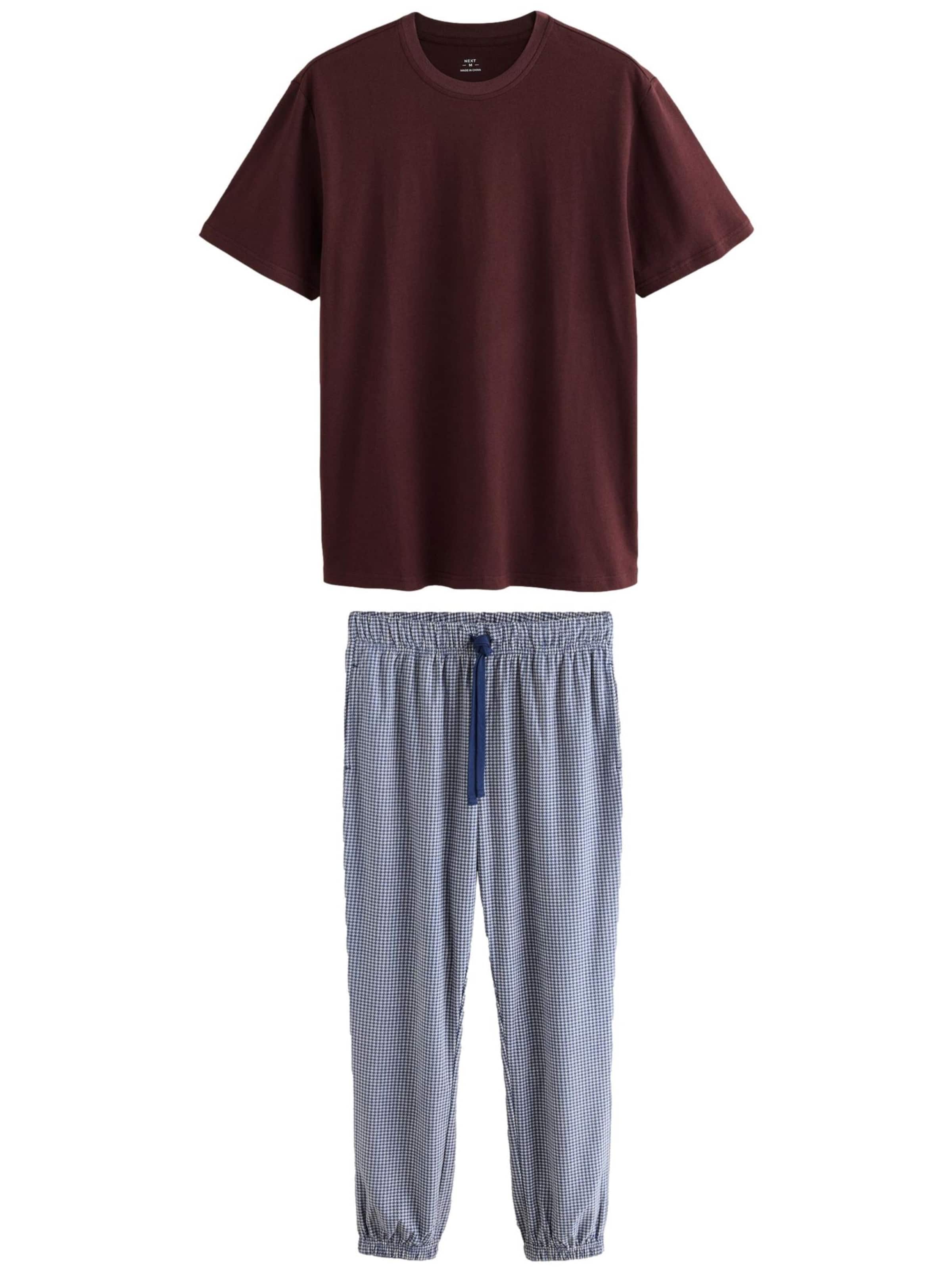 Next - Pijama largo 'Motionflex' en azul: frente