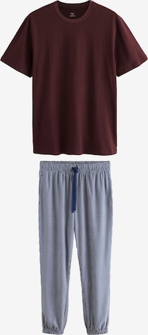 Next Pitkä pyjama 'Motionflex' värissä sininen: etupuoli