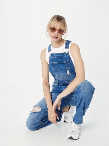 Dorothy Perkins Slim fit Dungaree jeans in Blue