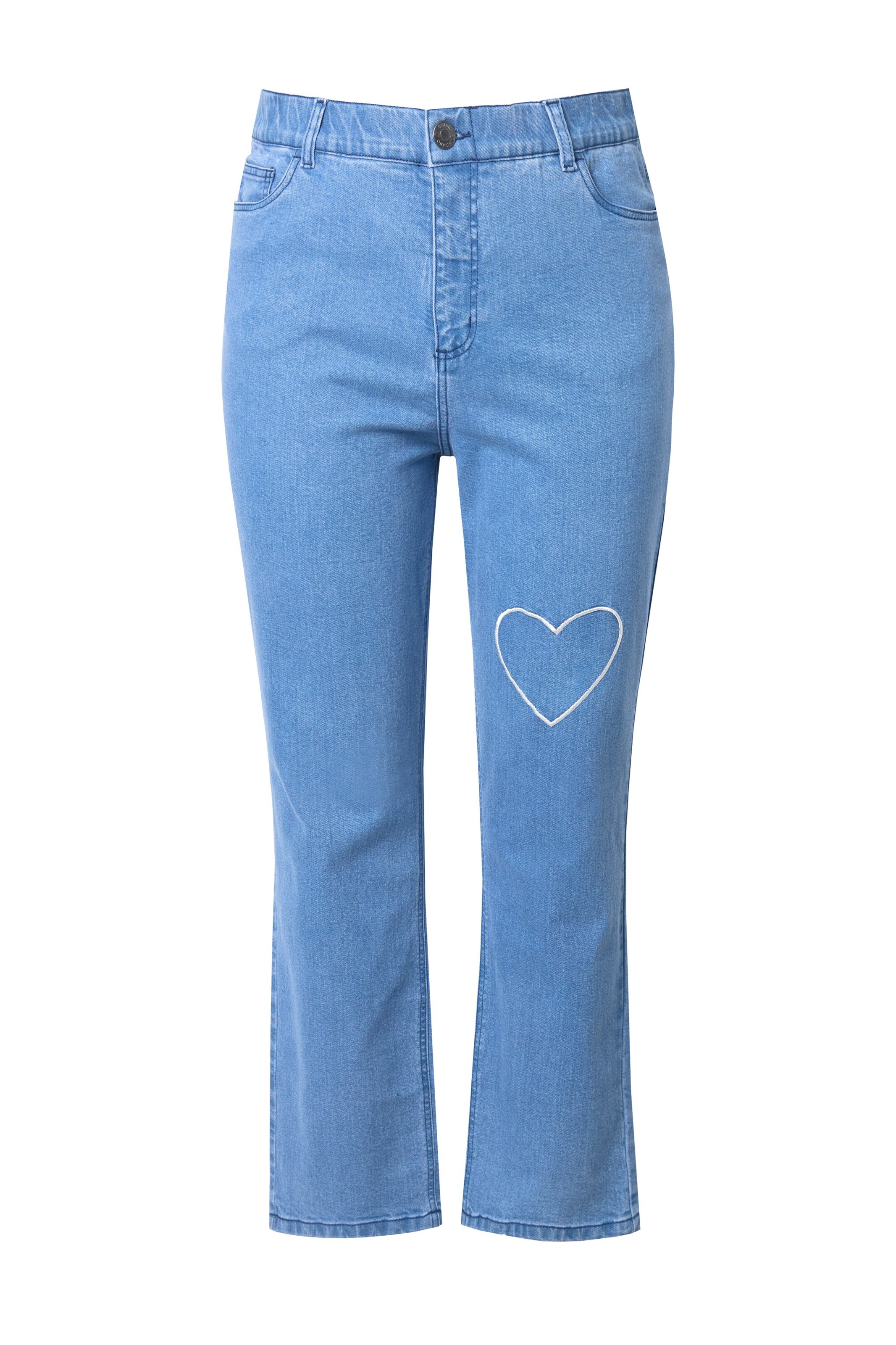 Studio Untold Tapered Jeans in Blauw: voorkant