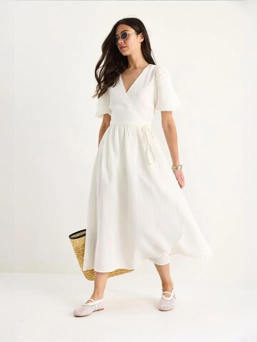 Bianco Lucci Jurk in Beige