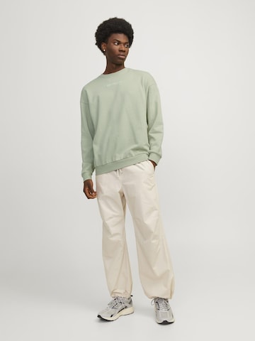JACK & JONES Sweatshirt 'JCOStagger' in Groen