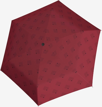 Doppler Paraplu 'Fiber Havanna' in Rood: voorkant