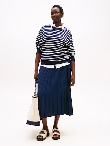 Pull-over Tommy Hilfiger Curve en bleu