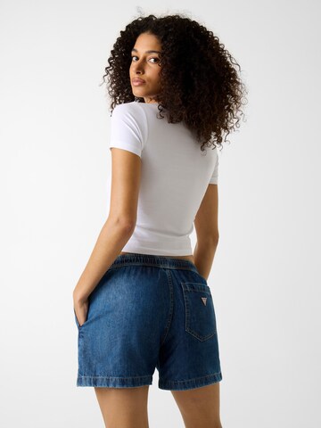 GUESS JEANS - Camiseta 'I LOVE GJ' en blanco