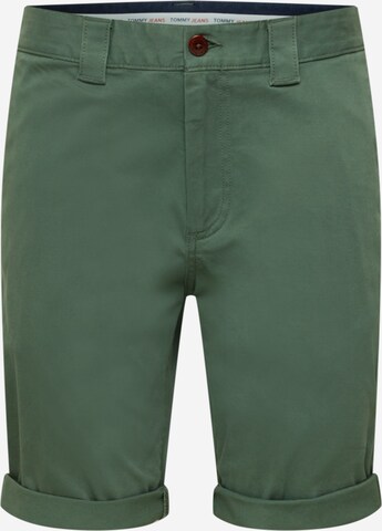 Pantalon chino 'Scanton' Tommy Jeans en vert : devant