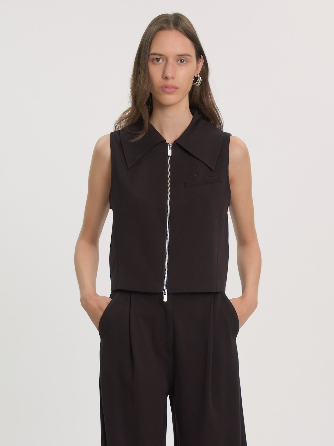 EDITED Nouveautés Gilet 'Yael' marron