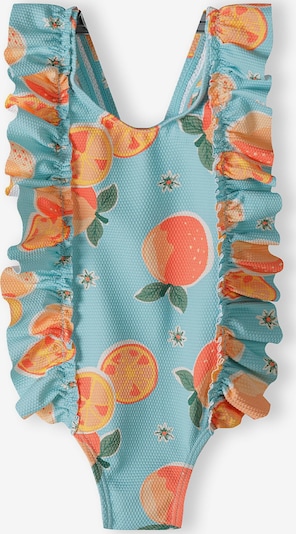 MINOTI Uimapuku värissä petrooli / kuusi / koralli / lohi, Tuotenäkymä