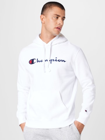 Champion Authentic Athletic Apparel Sweatshirt in White: front