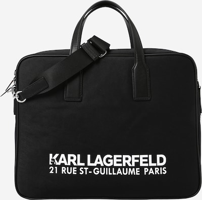 Karl Lagerfeld PC-veske i svart / hvit, Produktvisning