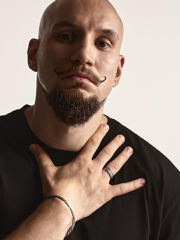 REYTEL Armband 'TIME LOOP' in Zilver