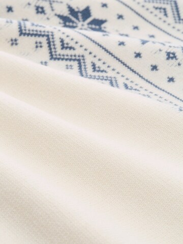 TOM TAILOR DENIM Sweater in White