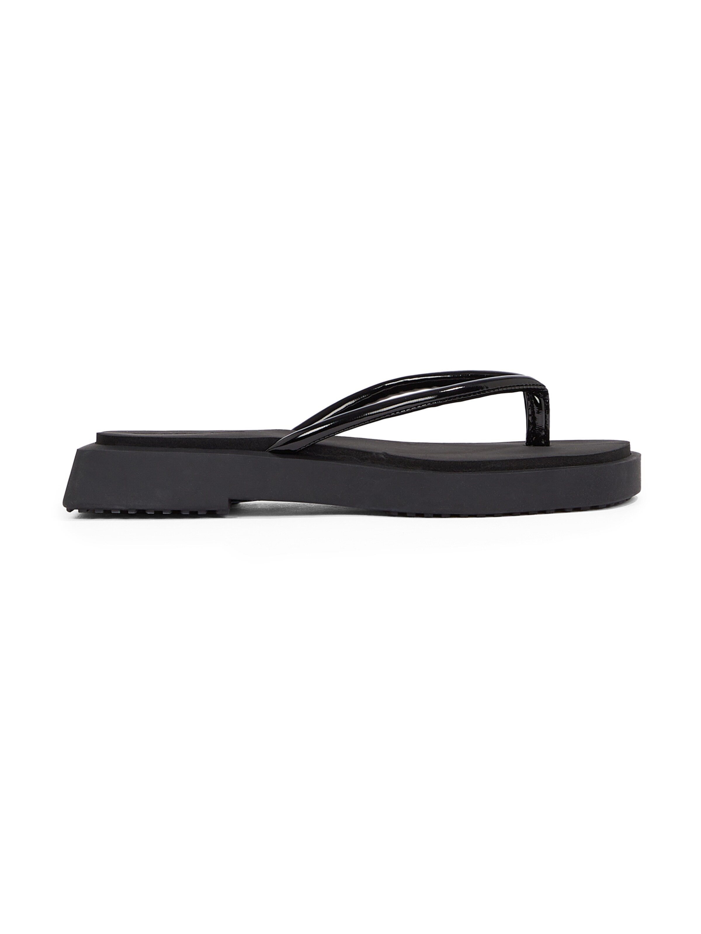 Calvin Klein T-Bar Sandals in Black