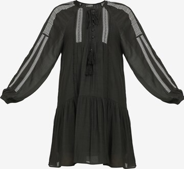 Rochie tip bluză de la DreiMaster Vintage pe gri: față