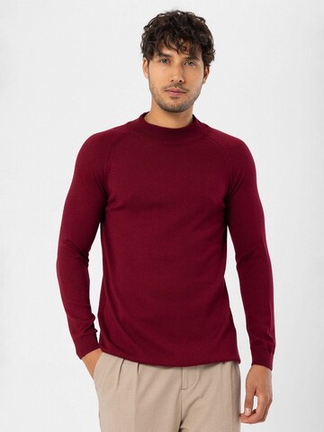 Pull-over Dandalo en rouge : devant