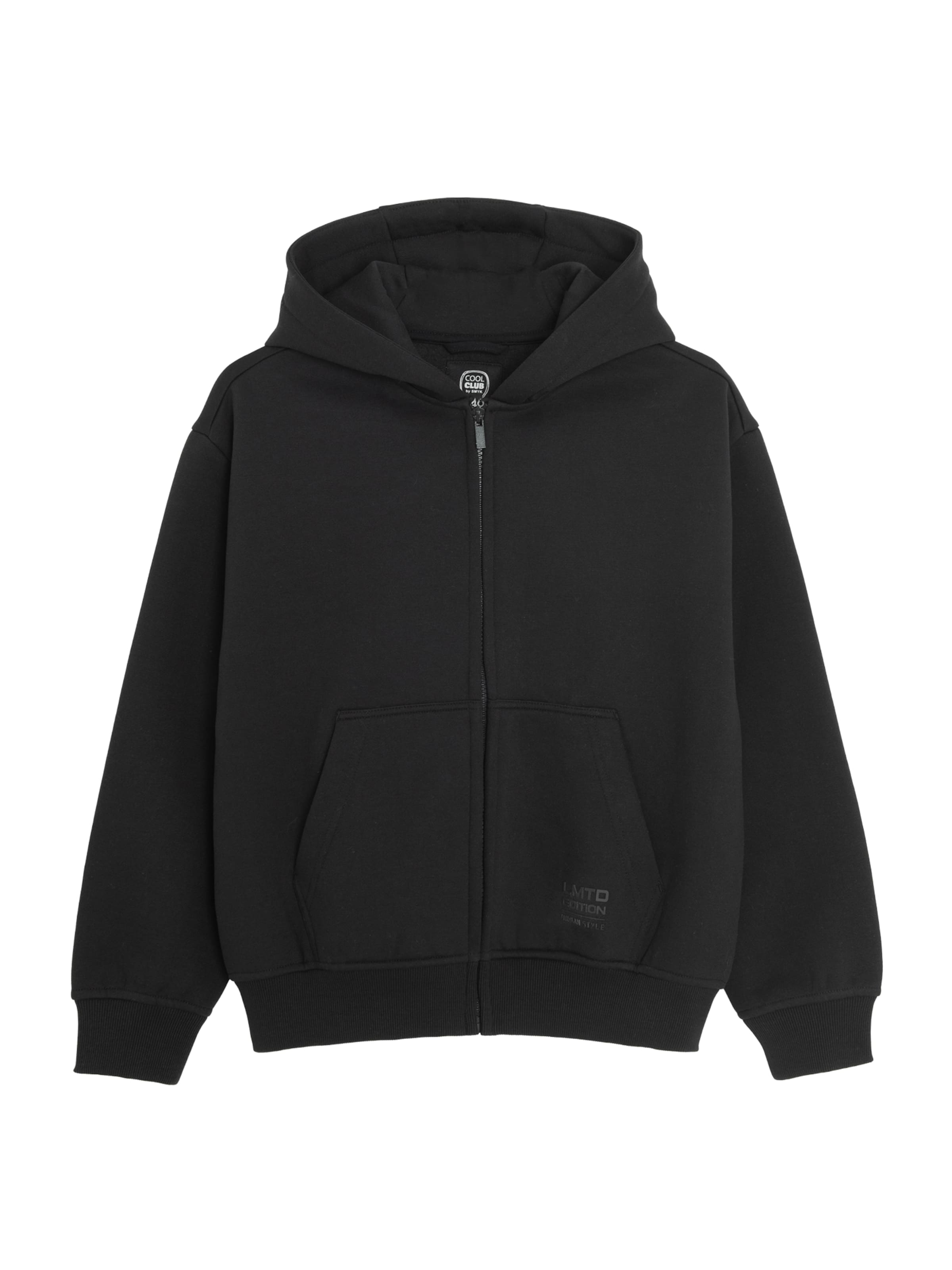 Cool Club Sweat jacket in Black: front