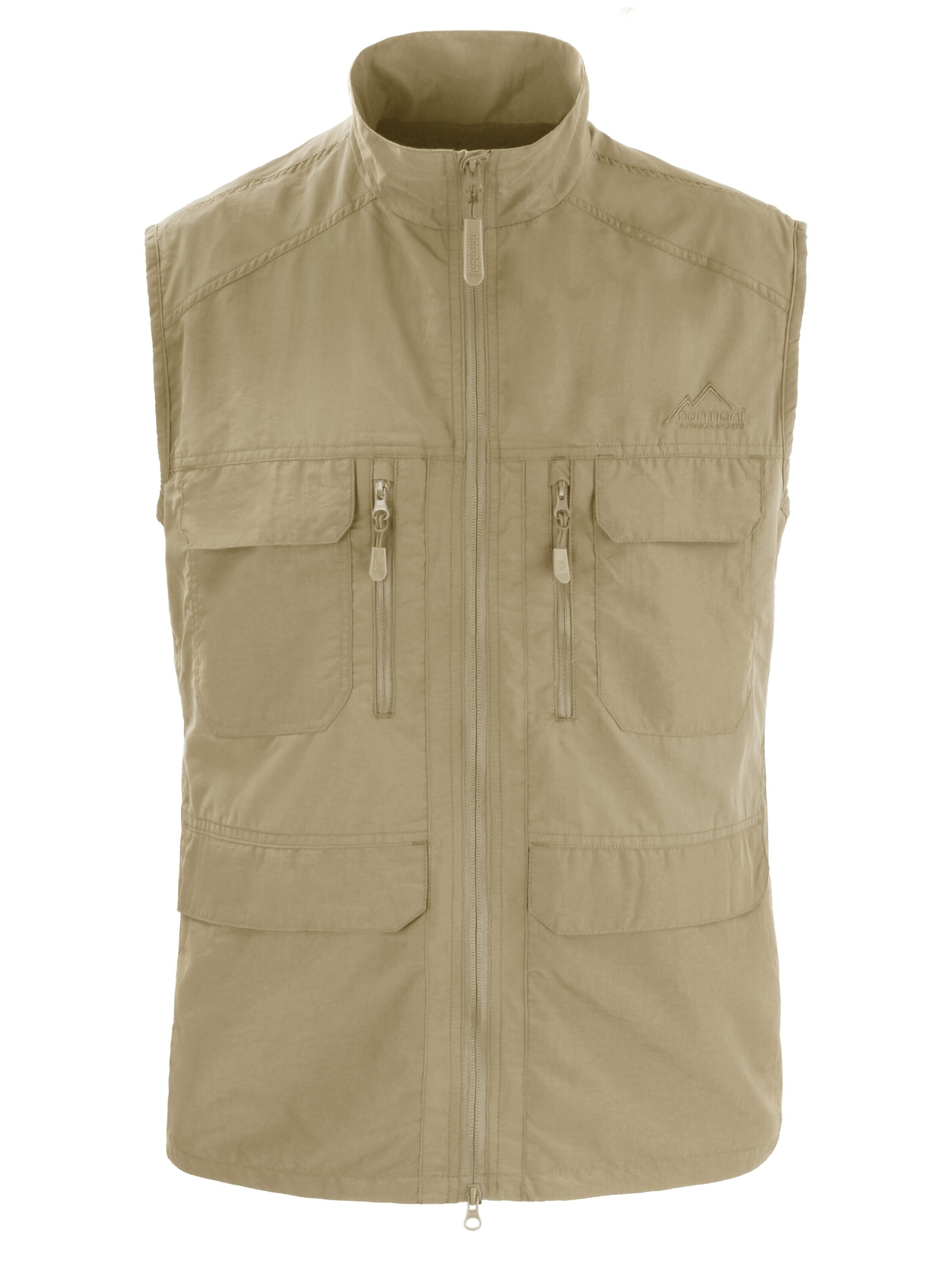 Gilet de sport ' Deer ' normani en beige : devant