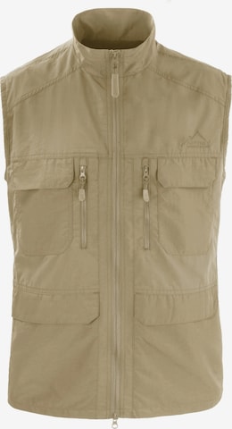 normani Sportbodywarmer ' Deer ' in Beige: voorkant