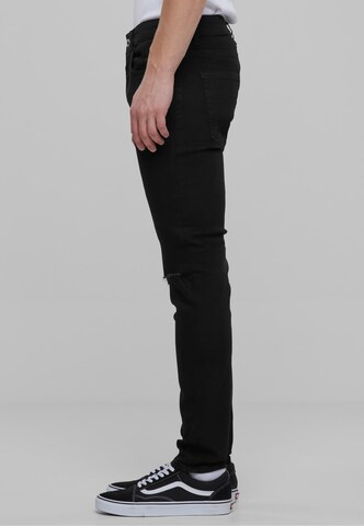 2Y Premium Slimfit Jeans in Zwart
