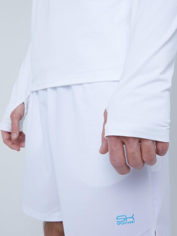 SPORTKIND Funktionsshirt 'Langarmshirt High-Neck'‌‌‌‌‌‌‌‌‌ in Weiß