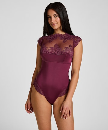 Hunkemöller Body 'Rosie' in Lila: voorkant