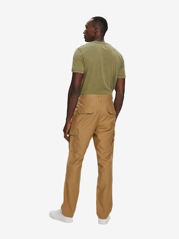 Regular Pantalon cargo ESPRIT en marron