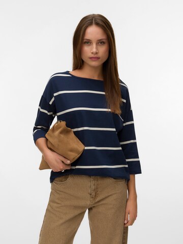 VERO MODA Shirt 'VMDINA' in Blue: front
