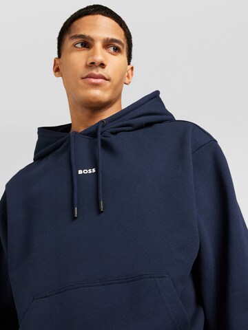 BOSS Sweatshirt 'We Small' in Blau