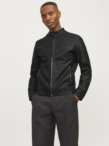 JACK & JONES Between-season jacket 'JJWarner' in Black: front
