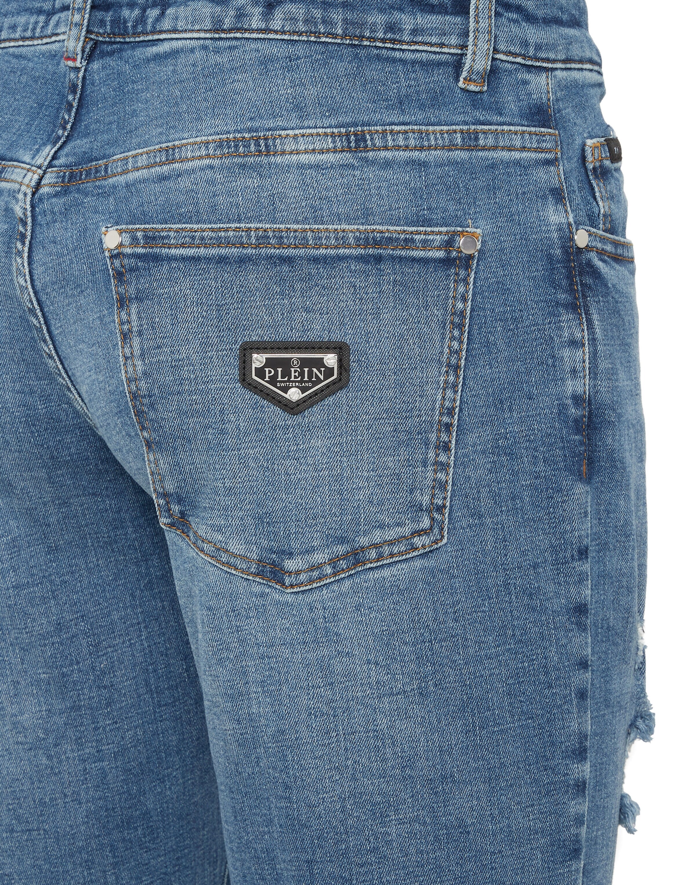Philipp Plein Regular Jeans in Blue