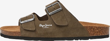 Pepe Jeans Pantolette in Grün: predná strana