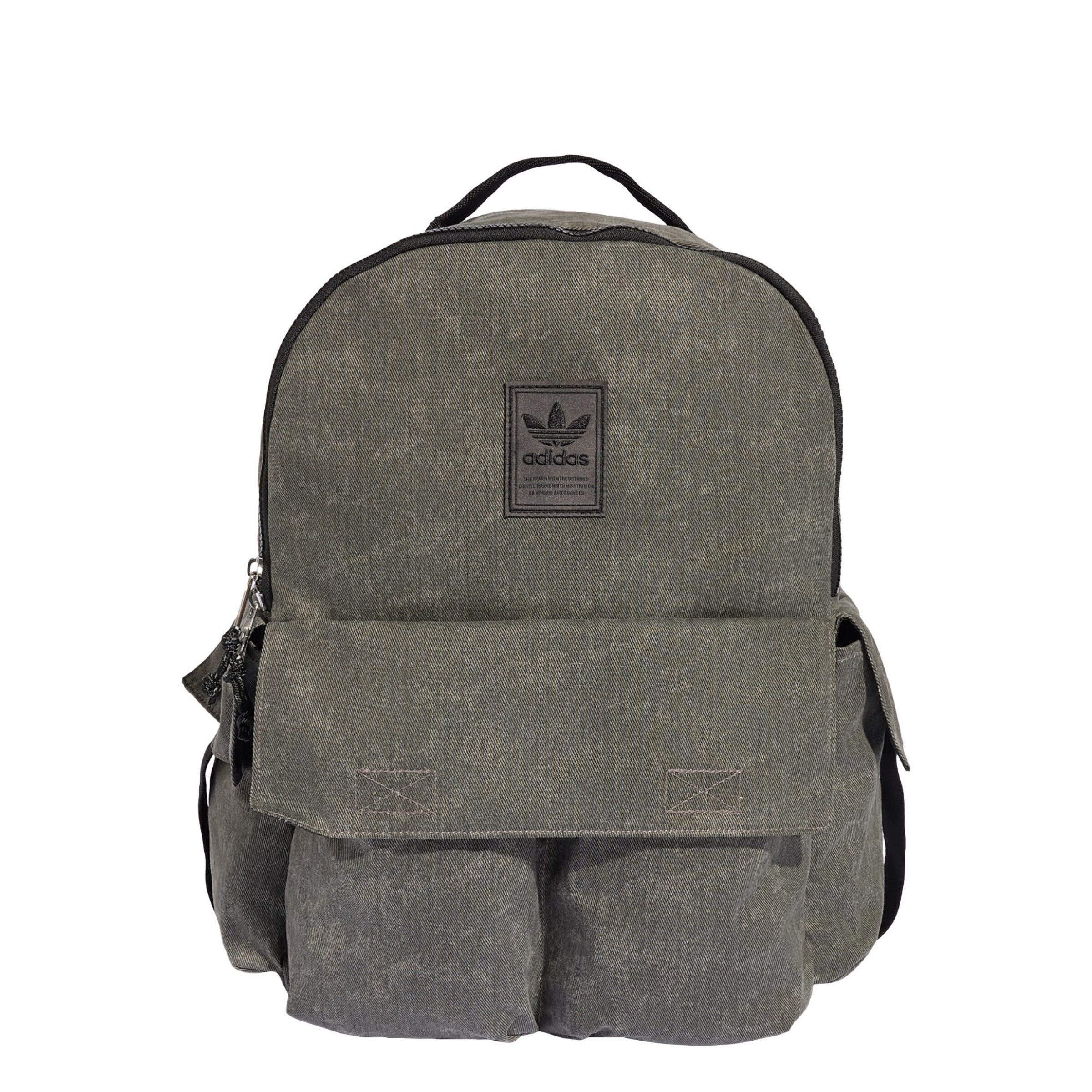 ADIDAS ORIGINALS Backpack in Black: front