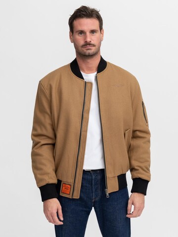 Bombers Winterjas 'TRACK MEN' in Beige