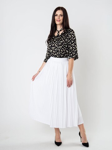 Jupe '7SF003' Quiosque en blanc