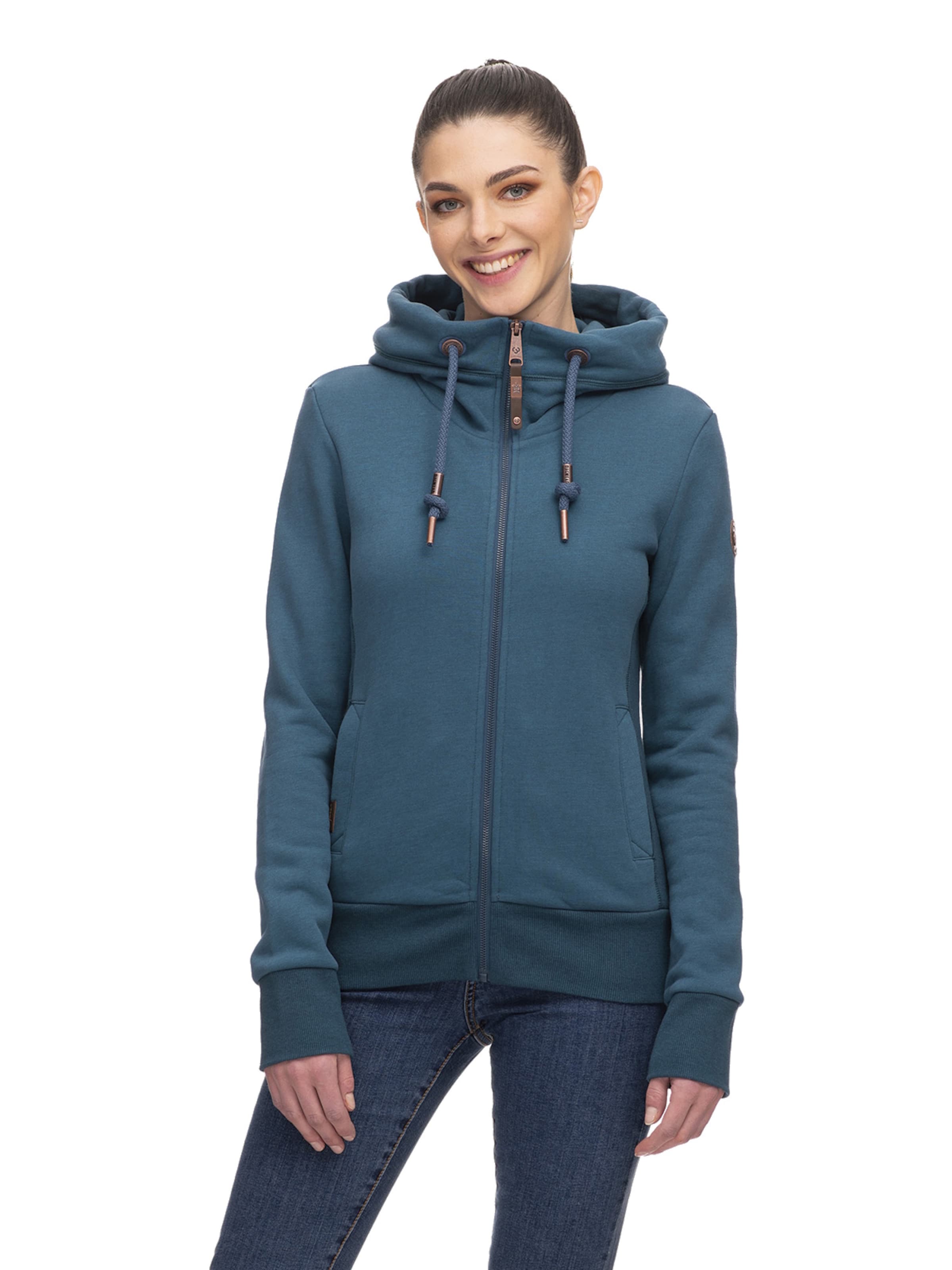 Ragwear Sweatjakke 'Emer' i blå: forside