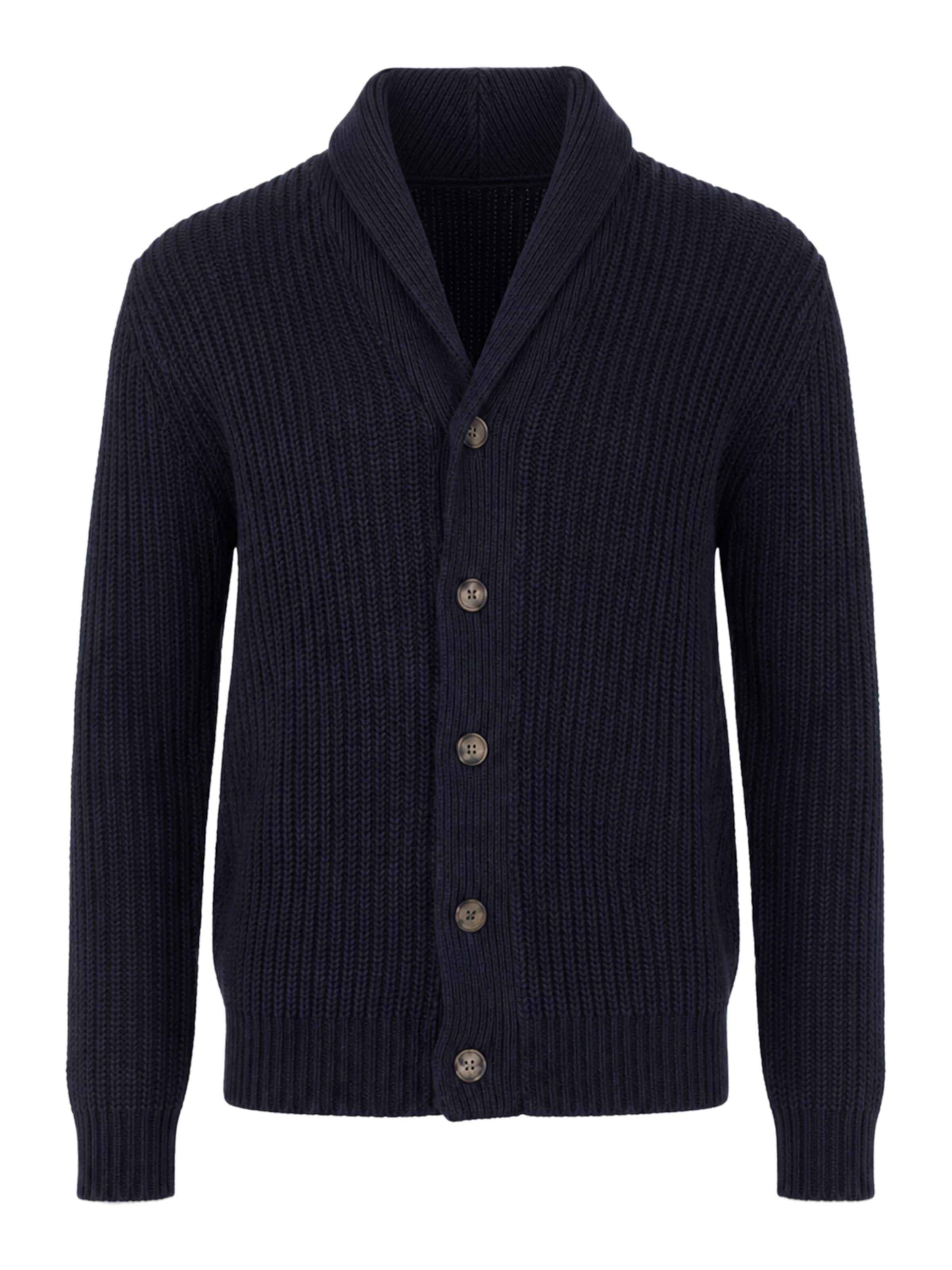 BRAVE SOUL Strickjacke in Blau: Vorderseite