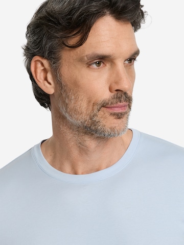 Hanro Long Pajamas ' Night & Day ' in Blue