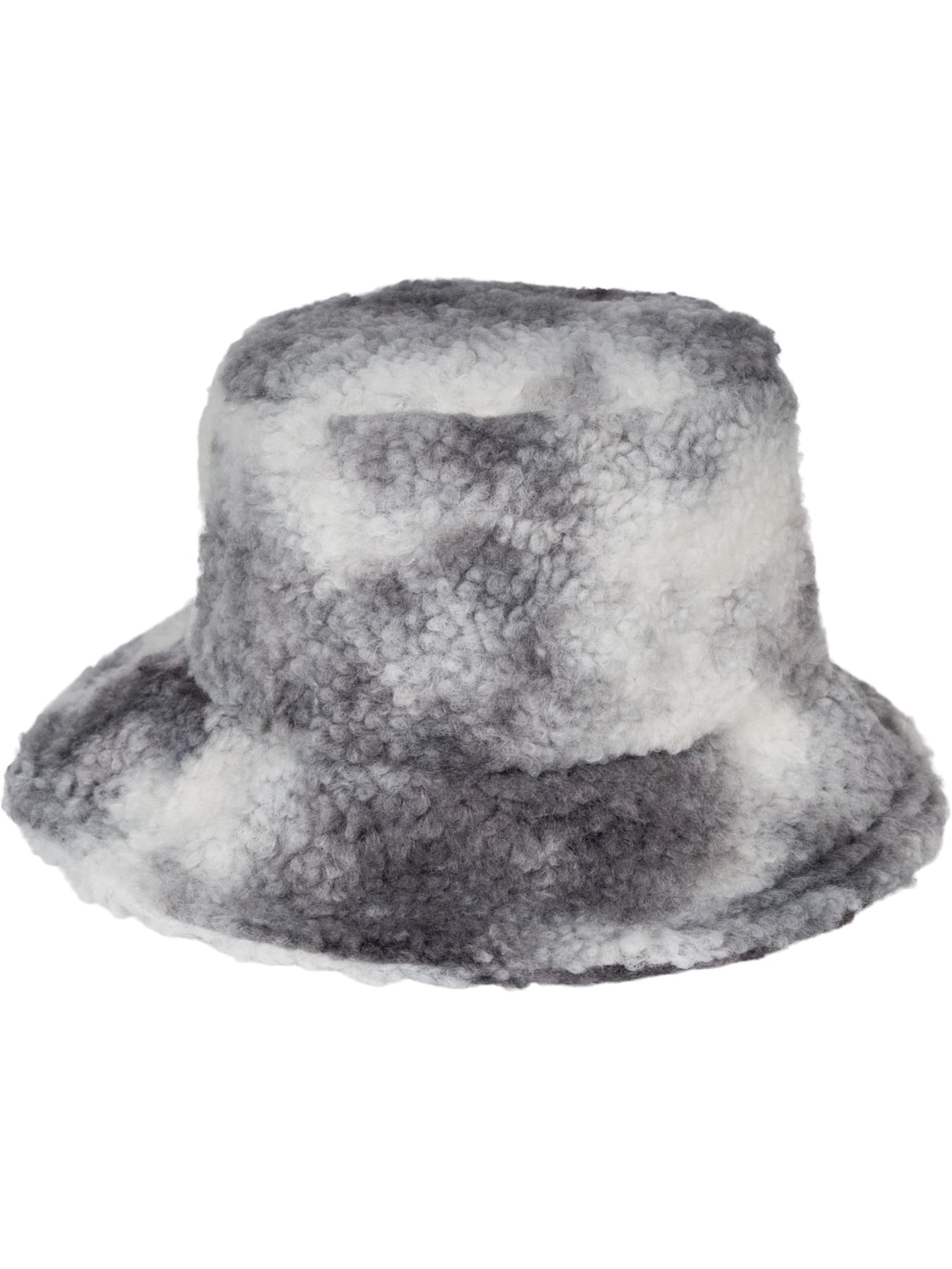 styleBREAKER Hut 'Teddyfell Fischerhut Ombré'‌‌‌‌‌‌‌‌‌‌ in Schwarz