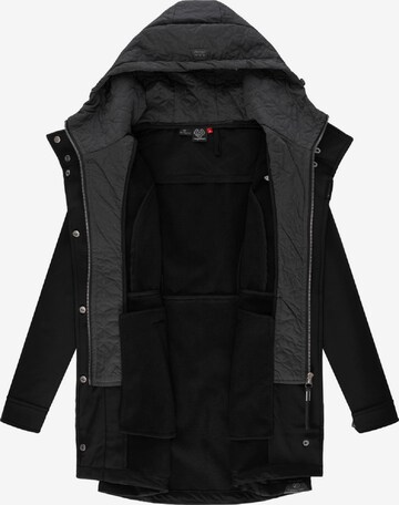 Ragwear Funkční kabát 'Ybela' – černá