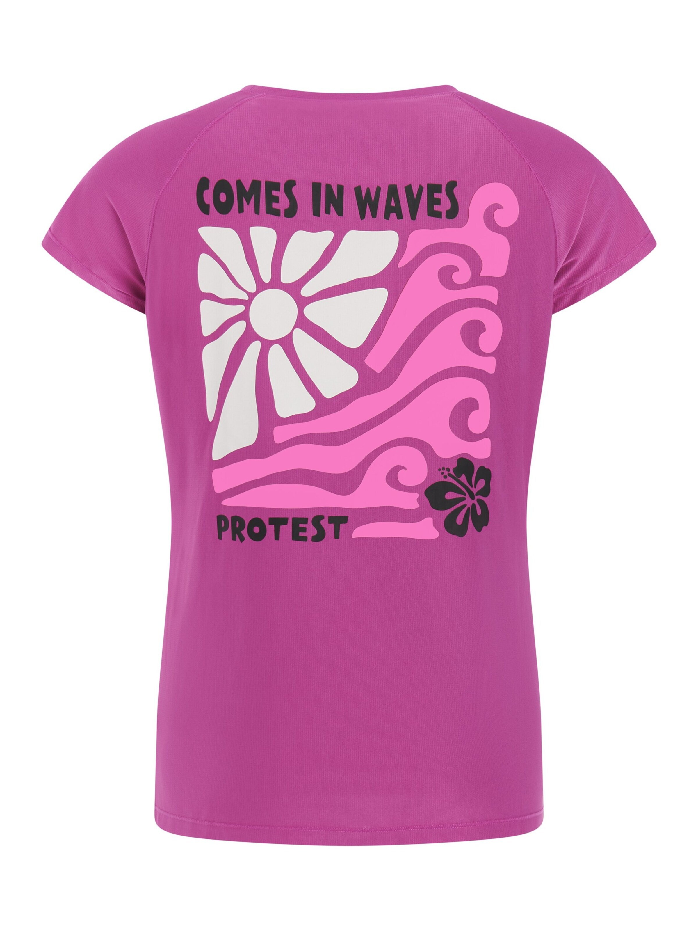 PROTEST Functioneel shirt 'PRTMagia' in Roze