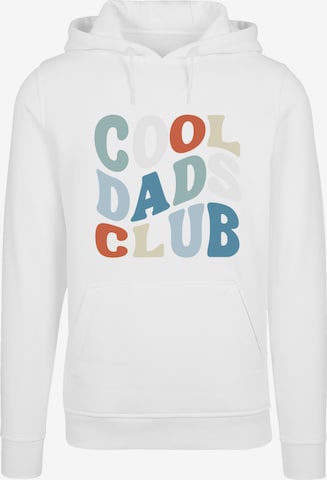 Sweat-shirt 'Cool Dads Club' F4NT4STIC en blanc : devant