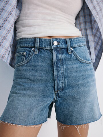 Regular Jeans 'ANDY' de la MANGO pe albastru