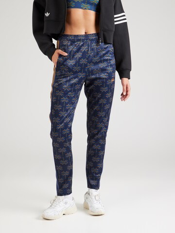 ADIDAS SPORTSWEAR Tapered Sporthose 'Adidas x FARM Rio Tiro' in Blau: Vorderseite