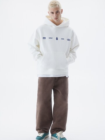 Pull&Bear Sweatshirt in White