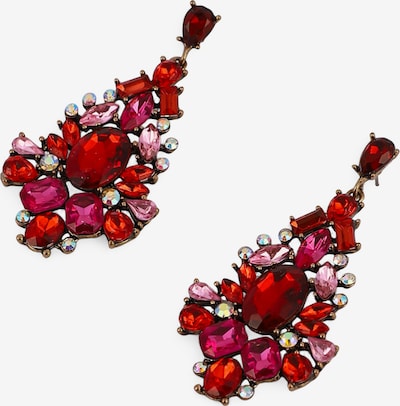 Auskarai 'Kavya' iš SOHI, spalva – Auksas / rožinė / raudona, Prekių apžvalga