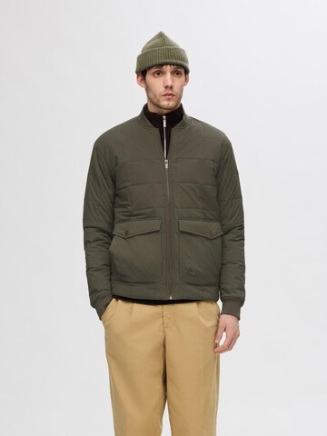 Giacca di mezza stagione 'SLHRICHARD' di SELECTED HOMME in grigio: frontale